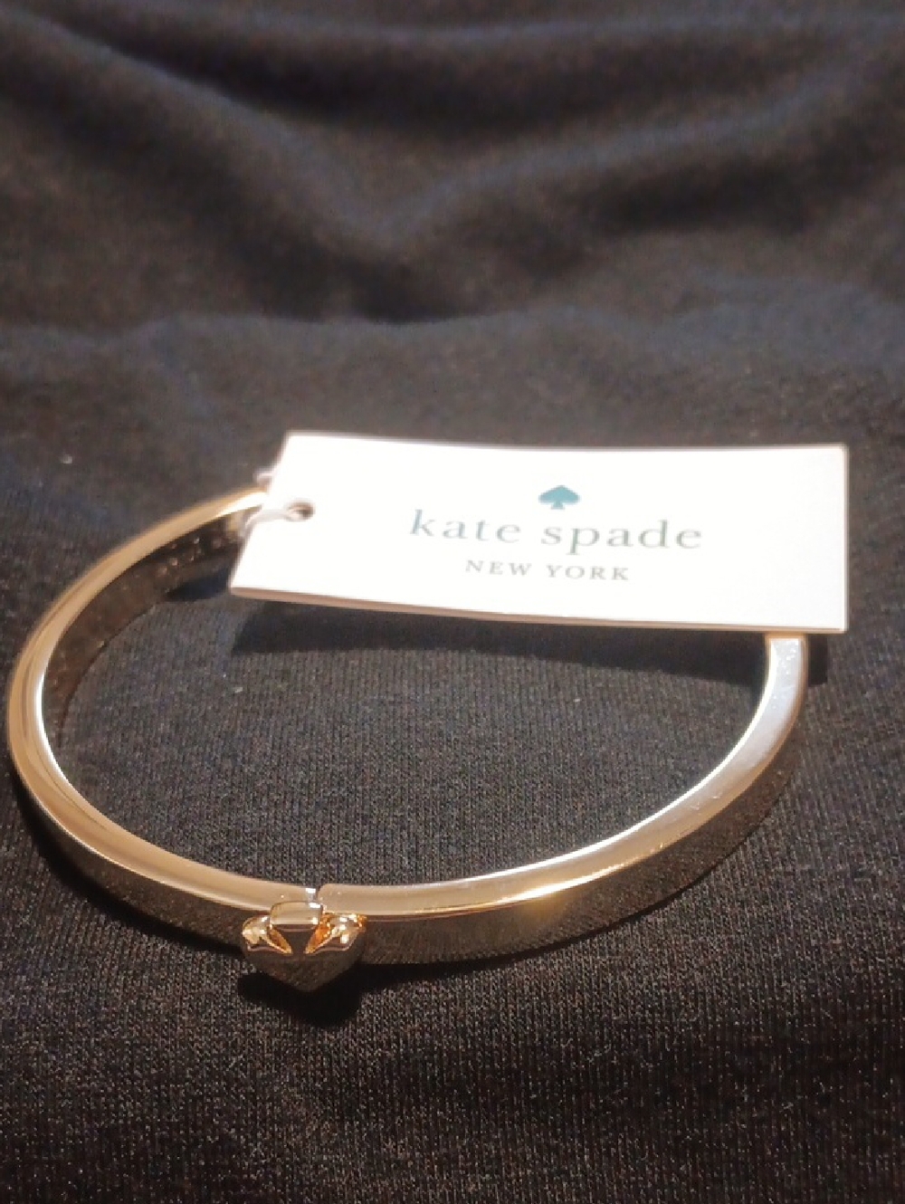 kate spade Gold Hinged Bangle Bracelet
